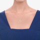 Recarlo Anniversary Love necklace in yellow gold with diamonds