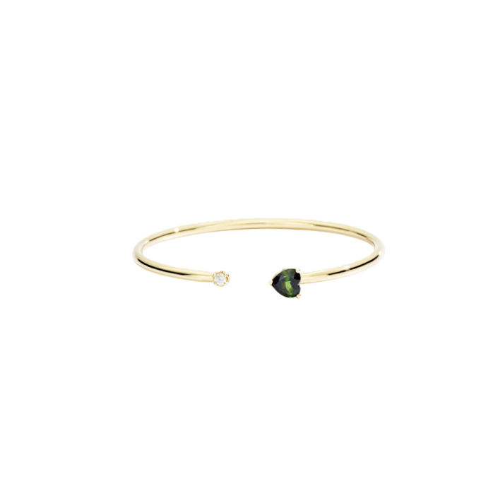 More Bangle Green Tourmaline B86RI018/GTRV by Recarlo