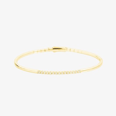 Pulsera Anniversary en oro amarillo con diamantes de Recarlo