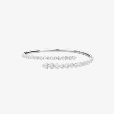 Pulsera Anniversary Love oro blanco con diamantes Recarlo