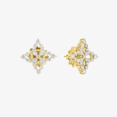 Boucles Diamond Princess en or blanc diamants Roberto Coin