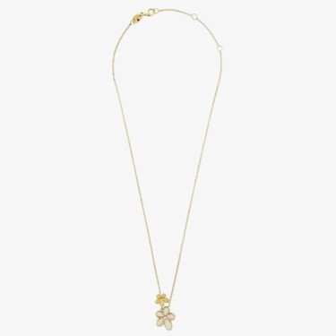 Collar Jasmine oro amarillo con diamantes y nácar Roberto Coin