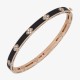 Bracelet Love in Verona en or blanc avec émail et diamants Roberto Coin
