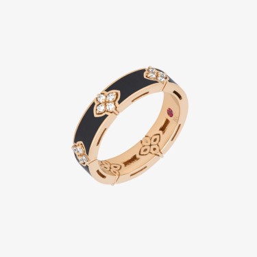 Bague Love in Verona avec émail et diamants de Roberto Coin