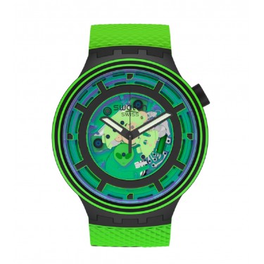 COME IN PEACE ! BIG BOLD PLANETS SWATCH 