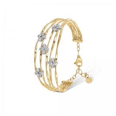 Bracelet  en or jaune 18 ct & diamants Marrakesh Onde Marco Bicego