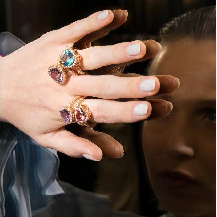 Precious gemstone rings from Suïssa Joiers
