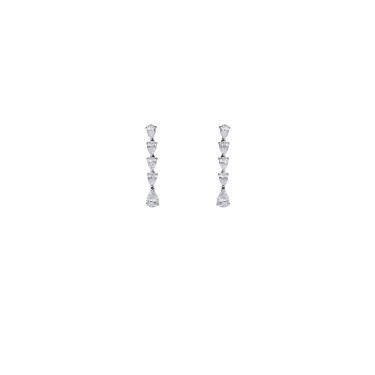 Pendientes SUISSA diamantes talla pera oro blanco 18kt a01-30-295-01-
