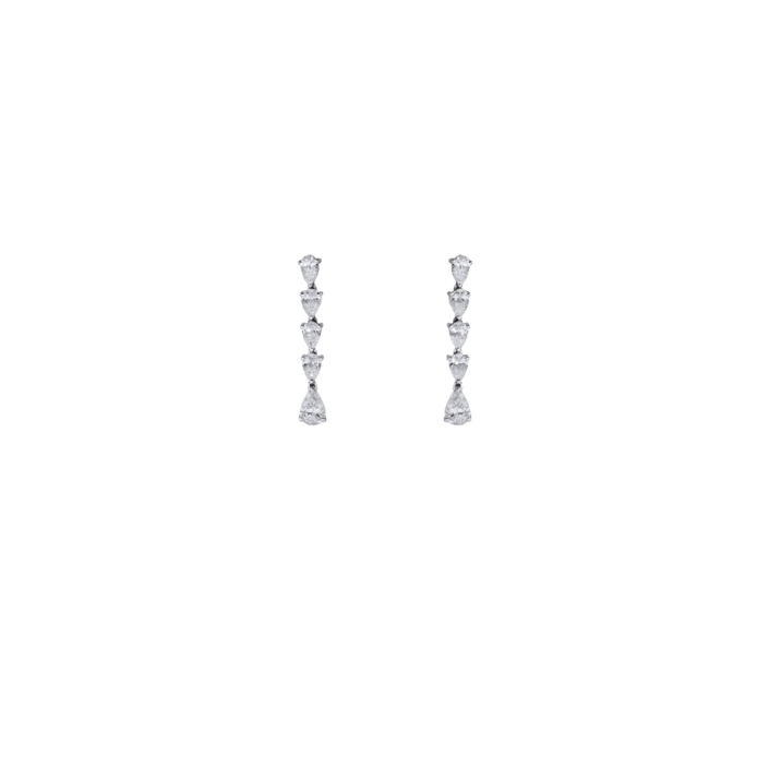 Pendientes SUISSA diamantes talla pera oro blanco 18kt a01-30-295-01-