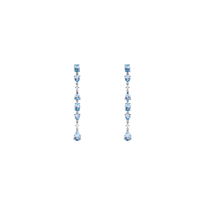 Pendientes SUISSA topacio sky oro blanco 18kt a01-30-324sk-01