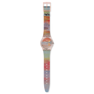 Swatch x Tate Gallery - JMW Turner, The Scarlet Sunset - Reloj Colorido y Artístico
