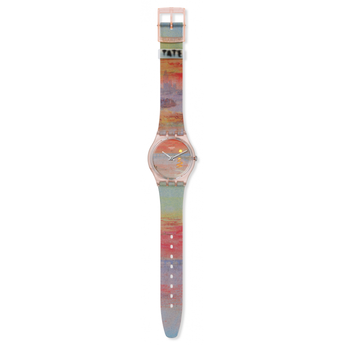 Swatch x Tate Gallery - JMW Turner, The Scarlet Sunset - Reloj Colorido y Artístico