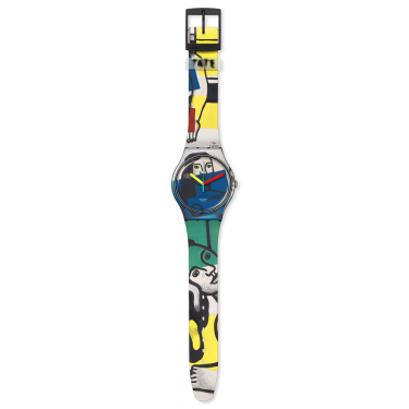 Swatch x Tate Gallery - Fernand Léger Two Women Holding Flowers - Colorful and Avant-garde Watch