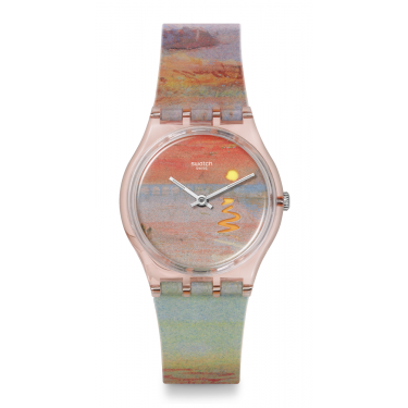 Swatch x Tate Gallery - JMW Turner, El Capvespre Vermell - Rellotge Colorit i Artístic