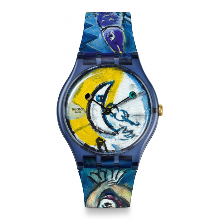 Swatch x Tate Gallery - Marc Chagall The Blue Circus - Innovative and Colorful Watch