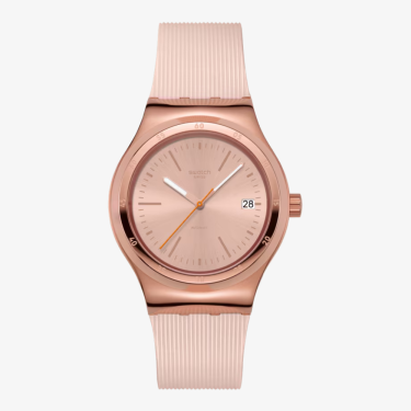 Burgundy Story 42 mm watch Swatch 