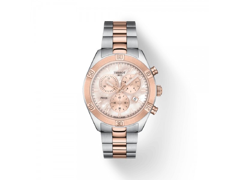 WATCH T1019SPVD MP STEEL PVD ROSE GOLD NATURAL MOTHER OF PEARL