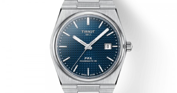 Steel Watch Blue Dial Automatic Powermatic 80 PRX Tissot