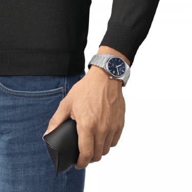 Rellotge Acer esfera Blau Automàtic Powermatic 80 PRX Tissot