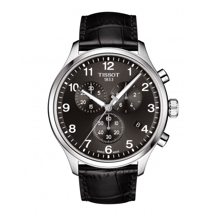 tissot black chronograph
