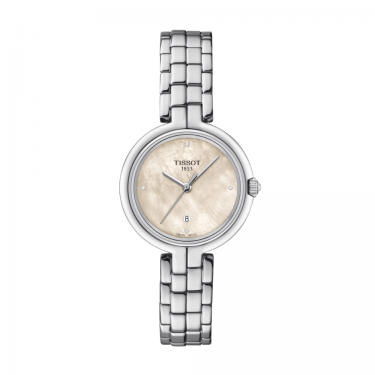 Tissot Flamingo - 30mm Watch with Mother-of-Pearl Dial T0942101111602 