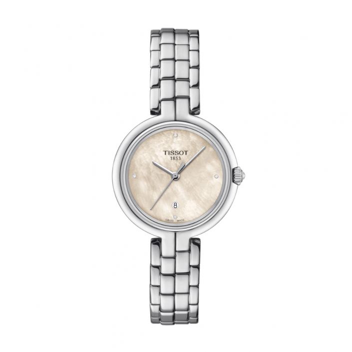 Tissot Flamingo T0942101111602 - 30mm Watch with Mother-of-Pearl Dial