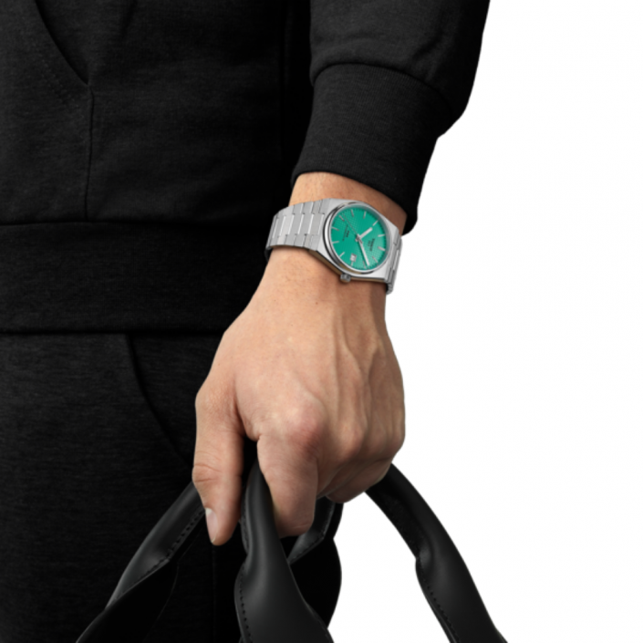 Rellotge Acer esfera Blau Automàtic Powermatic 80 PRX Tissot