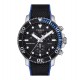 Tissot Seastar 1000 Chronograph noire avec bracelet textile