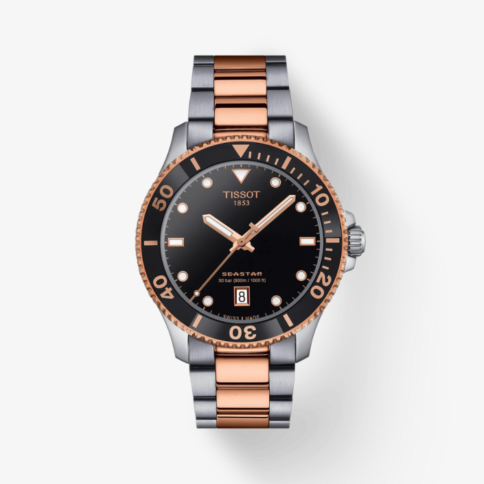 Relojes Seastar 1000 Quartz  bicolor 40 mm Tissot