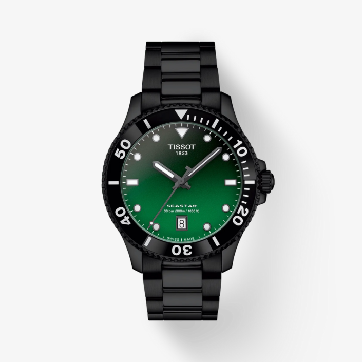 Tissot Seastar 1000 40mm Black and Red