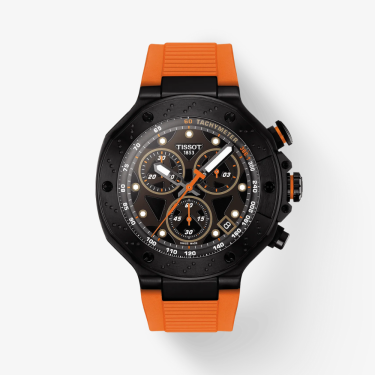 Reloj T-Race Quartz Chronograph 45 mm en negro y verde Tissot 