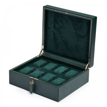 British Racing 8 Piece Watch Box by Wolf 1834