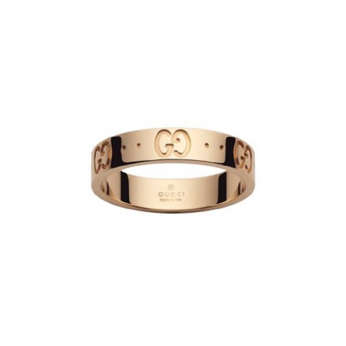 RING PINK GOLD ICON GUCCI