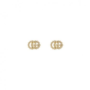 Boucles de oreilles en or jaune diamants GG Running Gucci YBD4816YG 