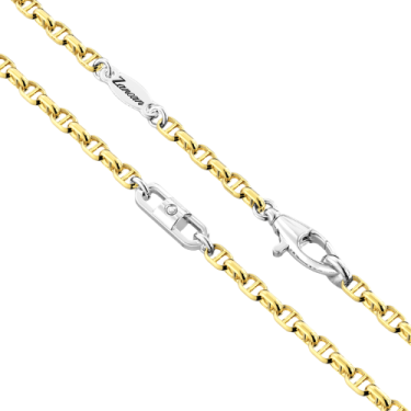 Zancan Insignia Gold 18k Yellow and White Gold Diamond Necklace
