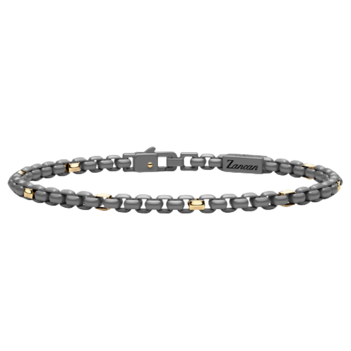 Contemporary Zancan Bracelet in 18k Yellow Gold and Titanium