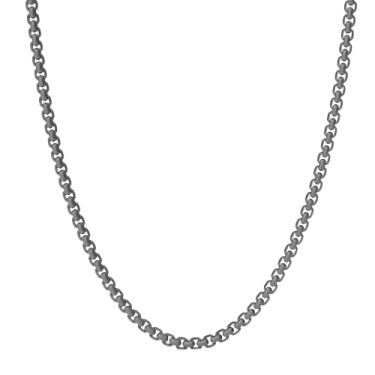 Collier Zancan en or rose 18 carats avec titane et diamants noirs
