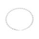 Zancan Two-Tone Gold Bracelet with White Diamond