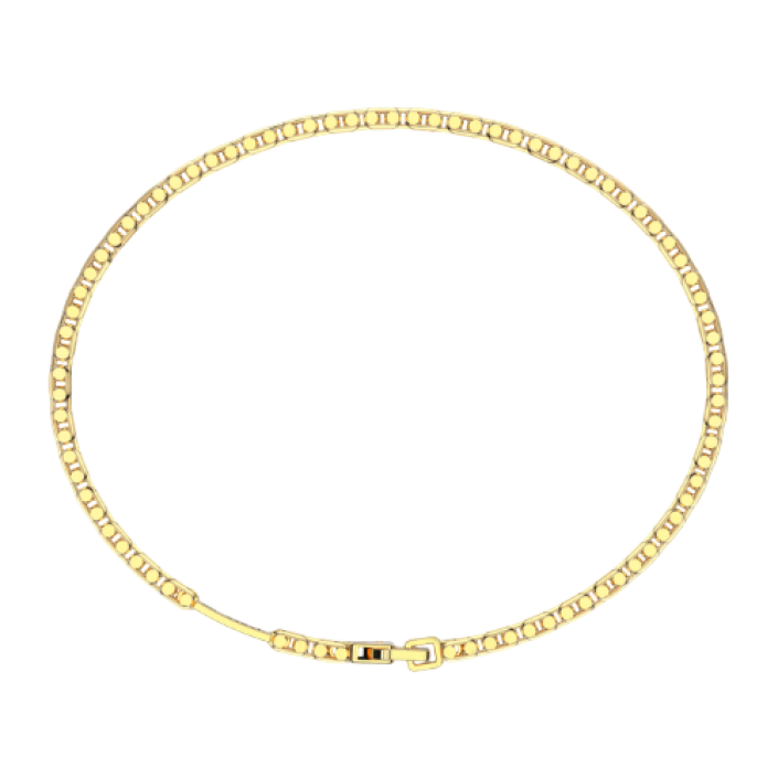 Zancan Yellow Gold Bracelet in 18k Gold 20 cm