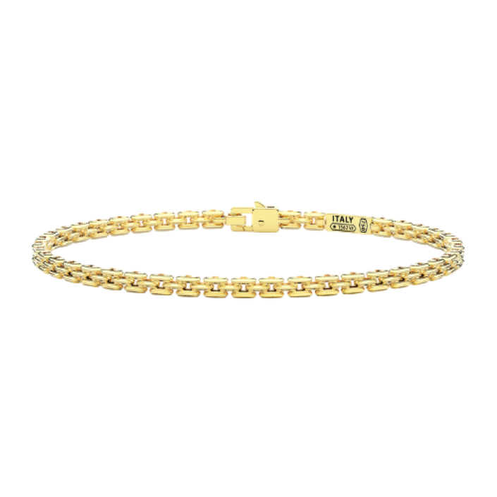 Zancan Yellow Gold Bracelet in 18k Gold 20 cm