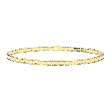 Luxury Zancan Yellow Gold Bracelet in 18k Gold 20 cm