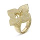 18K YELLOW GOLD XL RING & DIAMONDS VENETIAN PRINCESS ROBERTO COIN ADR777RI-YGD