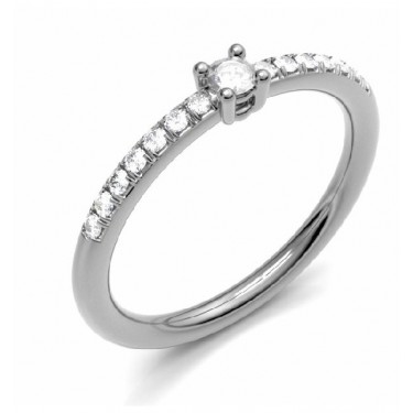 10113 WHITE GOLD & DIAMONDS HALF ALLIANCE SUISSA JOIERS