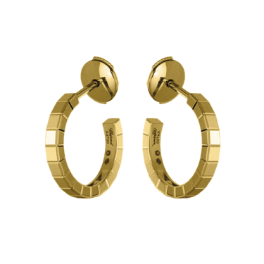 Ice Cube en oro amarillo ético de 18 K con diseño geométrico