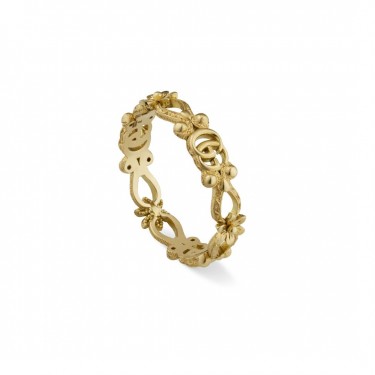 YELLOW GOLD FLORA RING GUCCI