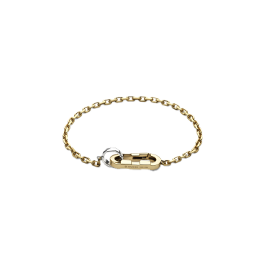 Pulsera cadena Gucci Link to Love oro bicolor 18 ct