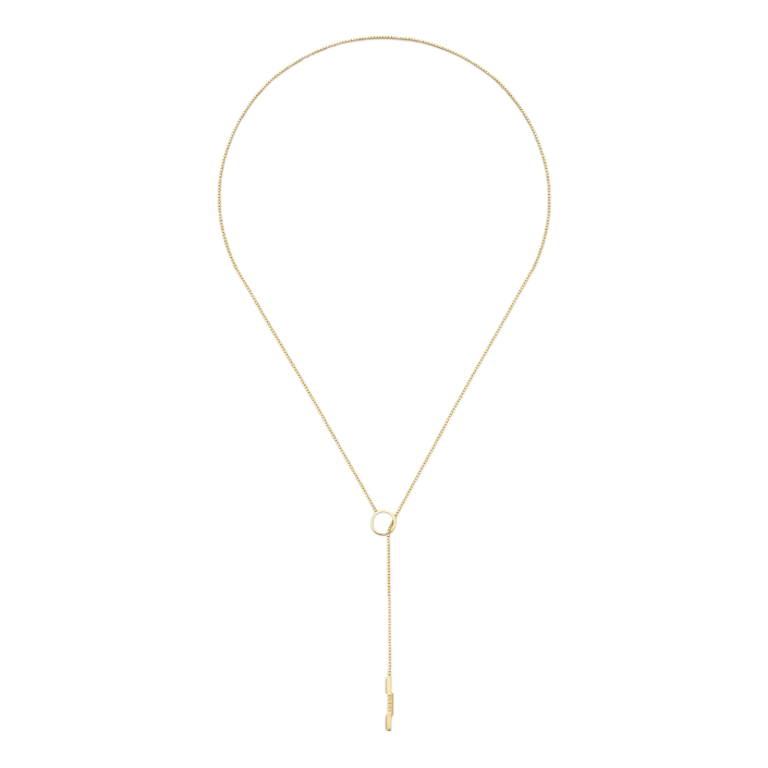 Collar lazo Gucci Link to Love oro amarillo 18 ct