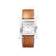 Heure H 30 × 26 mm watch steel with Barenia strap