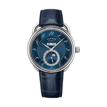 Hermès Arceau 43 mm Grande Lune — Abyss Blue Hermès Arceau 43 mm Grande Lune — Abyss Blue