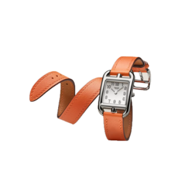 Cape Cod petit modèle — acier, Double Tour Swift orange